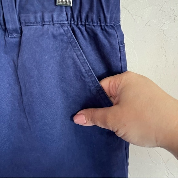 ASOS Blue Purple Pull On High Rose Cargo Carpenter Pants‎ - Picture 3 of 9